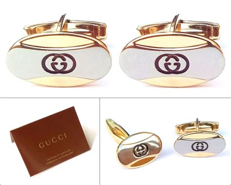 gucci cufflinks|Gucci Cufflinks .